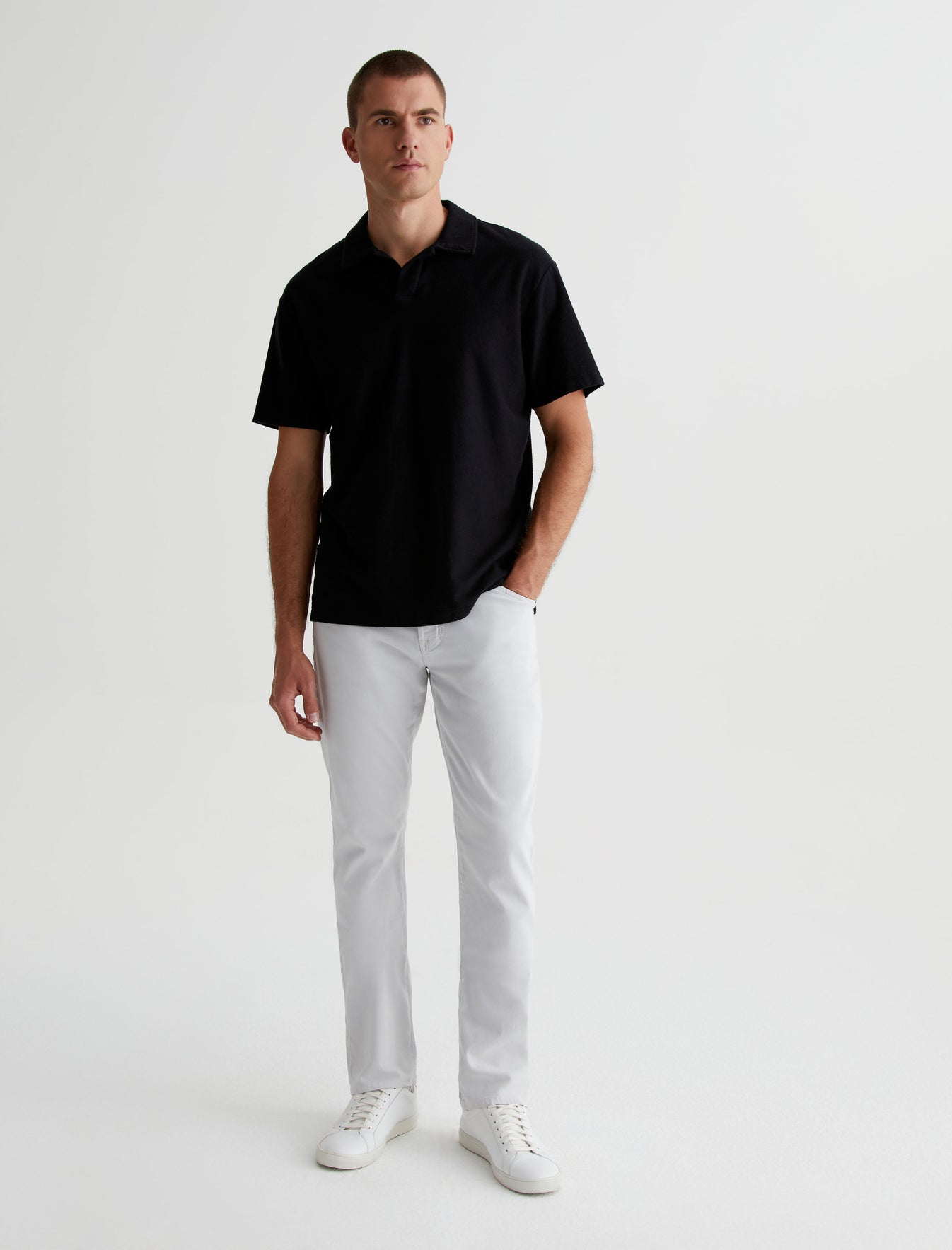 Everett SUD|Sueded Slim Straight Leg